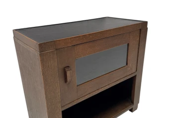 Art Deco Modernist Cabinet by Frits Spanjaard for L.O.V. Oosterbeek, 1920s